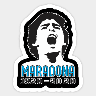 diego armando maradona 10 Sticker